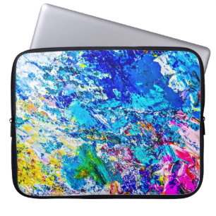 Art of color palette laptop sleeve