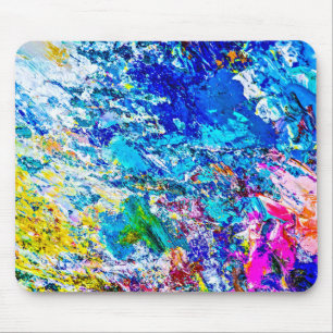 Art of colour palette mouse pad