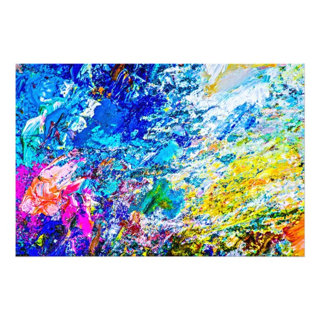 Art of colour palette photo print (Front)