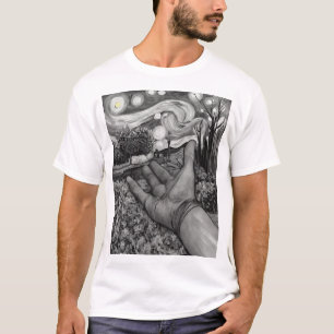 Art of Compassion: Van Gogh Hand of Help T-Shirt