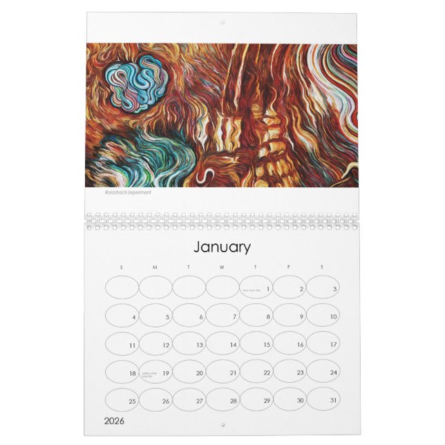 Art of Eric Wayne 2015 Calendar (Jan 2026)
