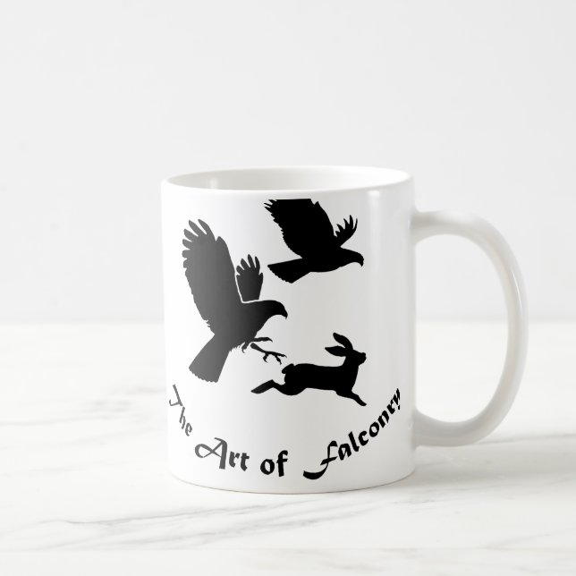 Art of Falconry - Harris Hawks Coffee Mug (Right)