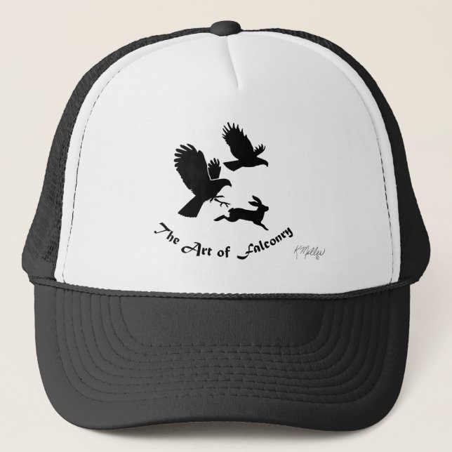 Art of Falconry - Harris Hawks Trucker Hat (Front)