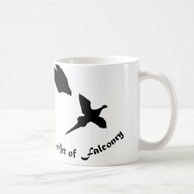 Art of Falconry- Peregrine Falcon Coffee Mug (Right)