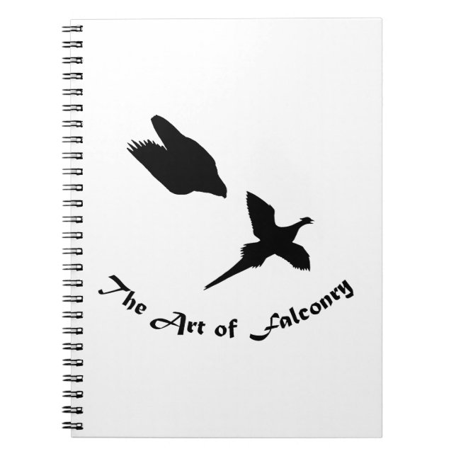 Art of Falconry- Peregrine Falcon Notebook (Front)