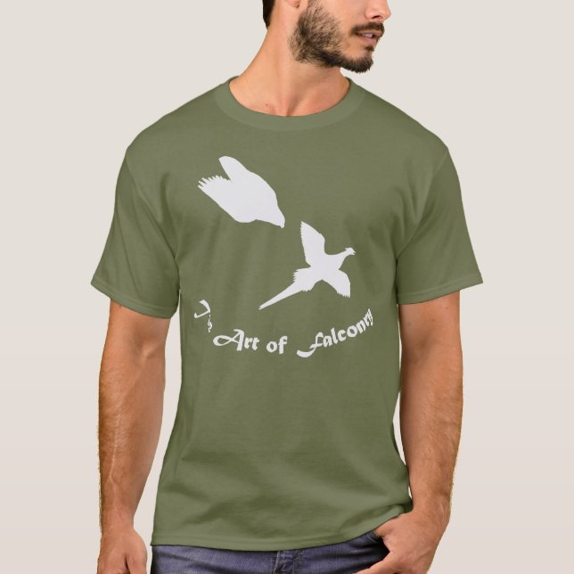 Art of Falconry- Peregrine Falcon T-Shirt (Front)