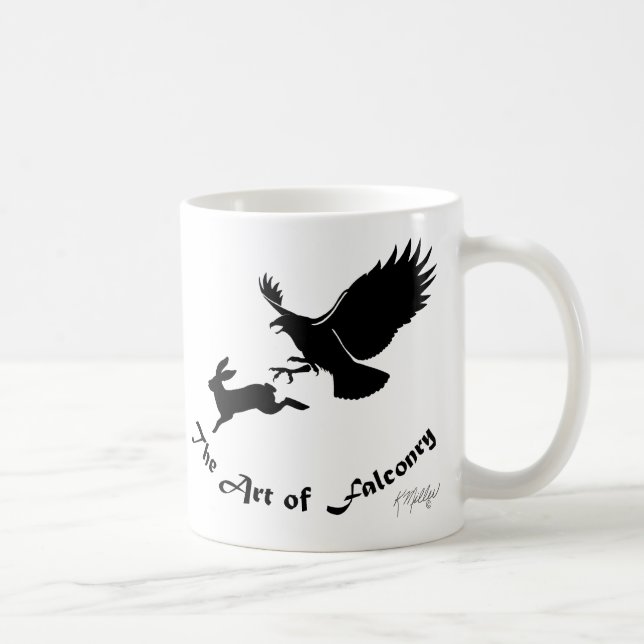 Art of Falconry - Red Tail Hawk Coffee Mug (Right)