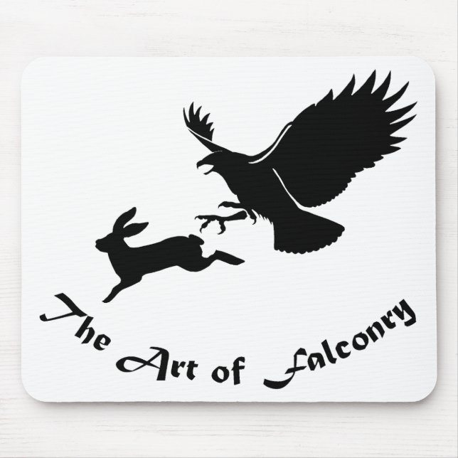 Art of Falconry - Red Tail Hawk Mouse Pad (Front)