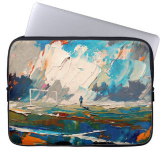"Art of Football" (Style 2) Oil Painting Laptop Sleeve