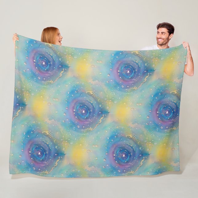 Art of Image Abstraction - seamless pattern 7 Fleece Blanket (In Situ)