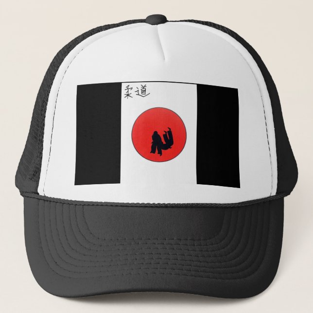 Art Of Judo Print Trucker Hat (Front)