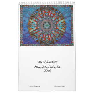 Art of Kindness Mandala Calendar 2016