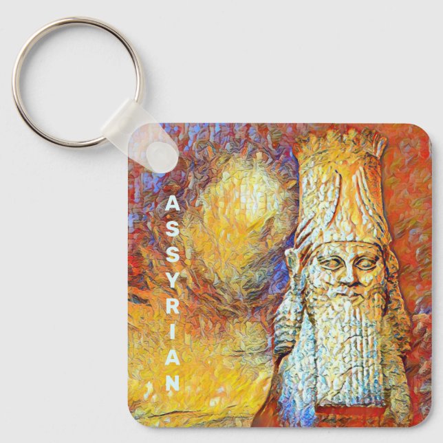 Art of Lamassu Keychain (Front)