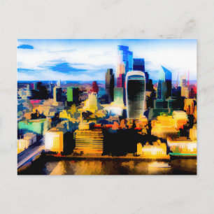 Art Of London Holiday Postcard