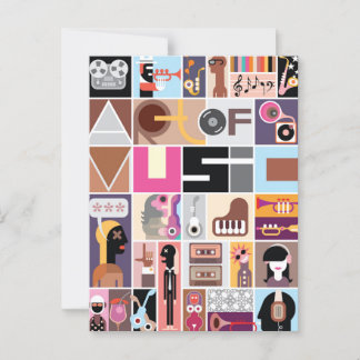 Art of Music Postcard