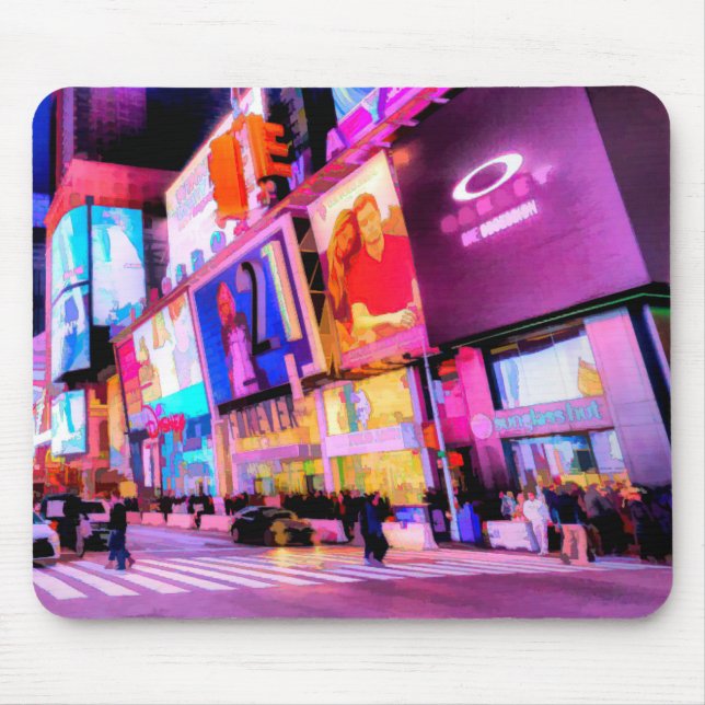 Art Of Nighttime New York Mouse Pad (Front)