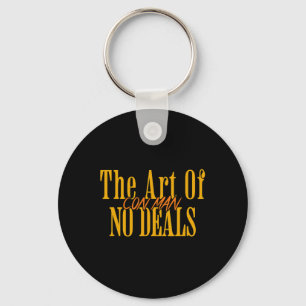 Art Of No Deals Con Man Pun Fake Trump Sarcastic H Key Ring