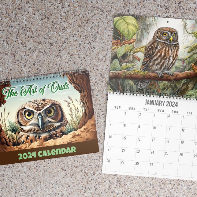 Art of Owls Wall Calendar (Creator Uploaded)