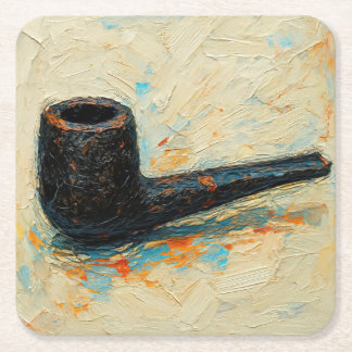 Art of Pipe (#10) Square Paper Coaster