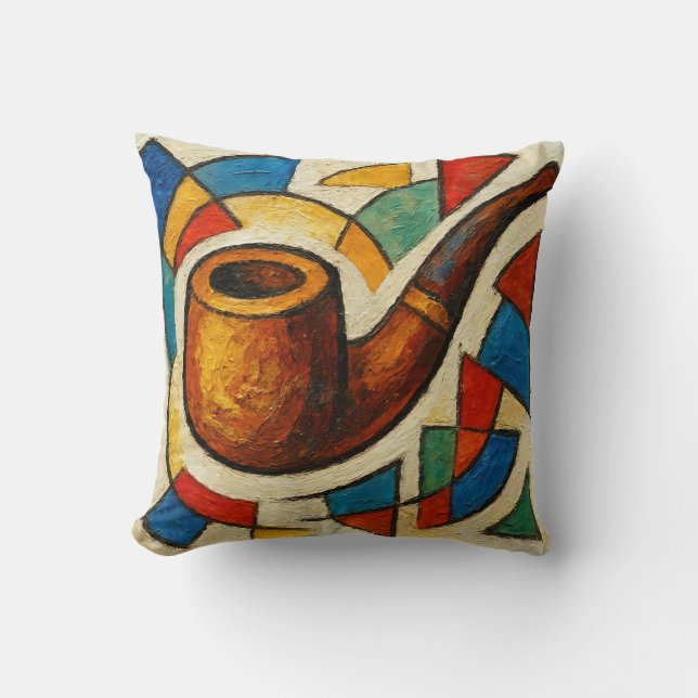 Art of Pipe (#3) Cushion (Front)