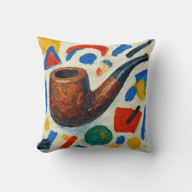 Art of Pipe (#5) Cushion (Front)