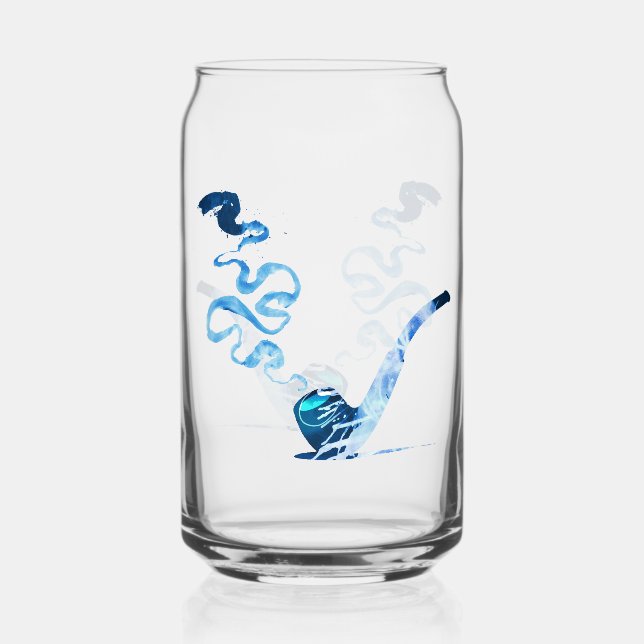 Art of Pipe Smoking 2 Can Glass (Front)