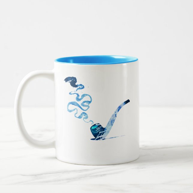 Art of Pipe Smoking 2 Two-Tone Coffee Mug (Left)