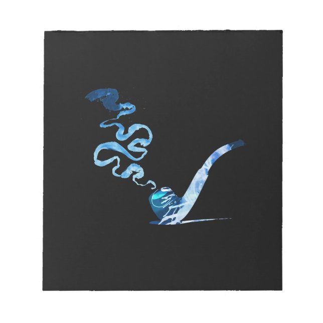 Art of Pipe Smoking (Cool: Black) Notepad (Front)