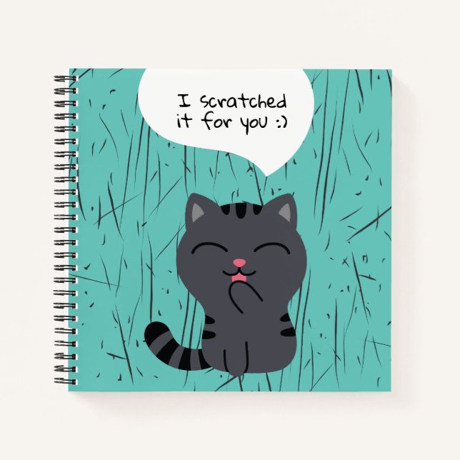 Art of Scratching Illustration Notebook (Front)