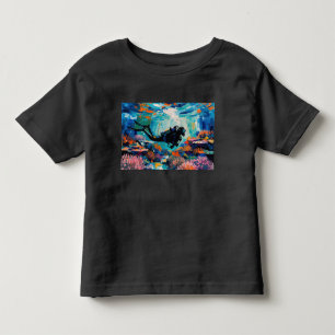 Art of Scuba Diving (#1) oil painting Toddler T-Shirt