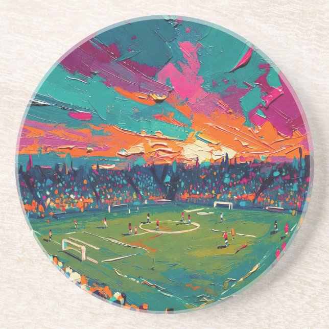 Art of Soccer (#1) Coaster (Front)