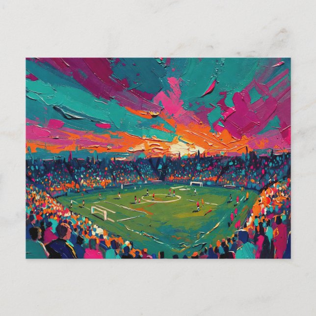 Art of Soccer (#1) Postcard (Front)