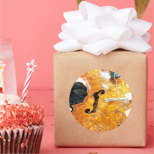 Art of Sound: Cello Classic Round Sticker