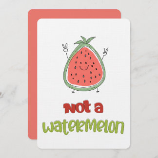 Art of Symbolism- Not a Watermelon بطيخ فلسطين Invitation