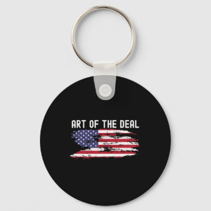 Art Of The Deal Trump Tariff Liberation Day  Key Ring