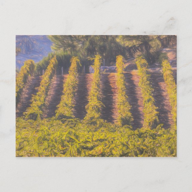 Art Of The Vineyard Postcard (Front)