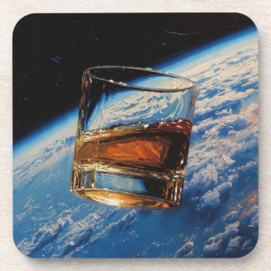 Art of Whiskey: In Space (Painting No. 2) Coaster
