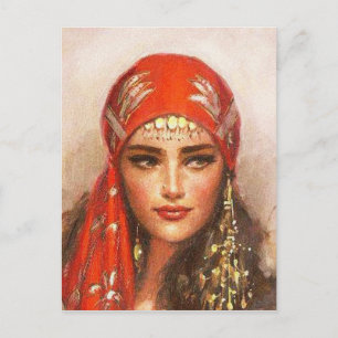 art of women postcard