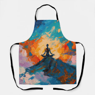 Art of Yoga (#4) oil painting Apron
