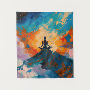 Art of Yoga (#4) oil painting Tapestry