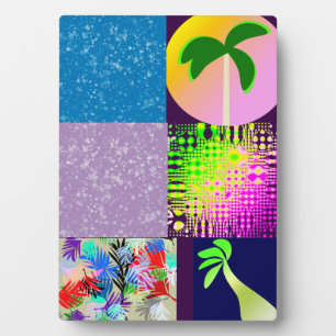Art on easel plaque
