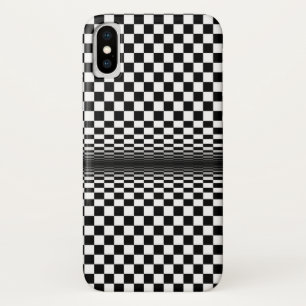 art optical black white contrast iPhone x case