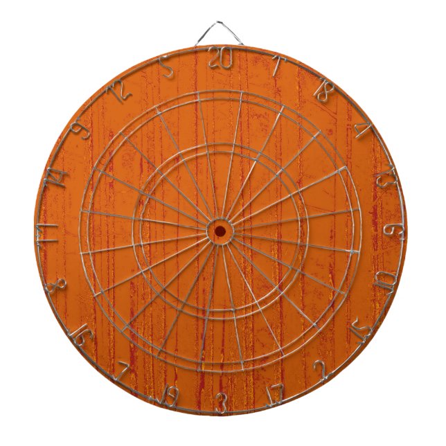 Art orange forest dartboard (Front)