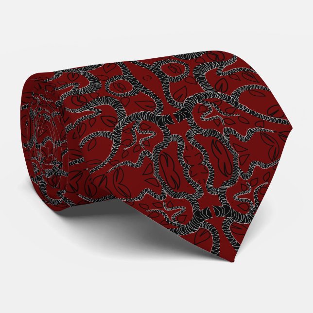 Art Ornaments Burgundy Tie (Rolled)