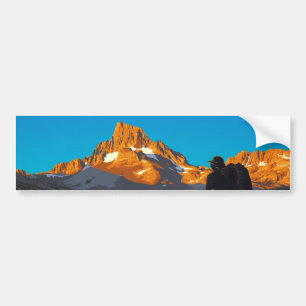 Art - Overlooking Banner Peak - John Muir Trail Bumper Sticker