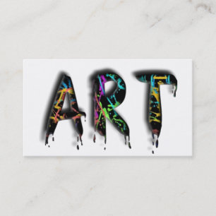 Art Paint Painter Artist Creative Professional Business Card