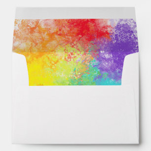 Art Painting Artist Birthday Party Envelope