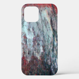 Art painting texture background. Abstract colourfu iPhone 12 Case