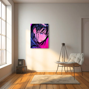 Art Panel Art Panel close-up Sushi Musume Generati Canvas Print