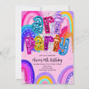 Art Party Birthday Painting Party Invitation